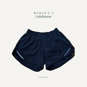Lululemon | Hotty Hot Short II *Long 4" Black Size 4